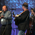 James King and Dudley Connell at the Hazel Dickens Tribute (IBMA 2012) - photo by David Morris