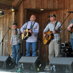 Lonesome River Band at the Wayne Henderson Festival site in Grayson County, VA - photo by Teresa Gereaux