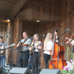 Yates Family Band at the Wayne Henderson Festival site in Grayson County, VA - photo by Teresa Gereaux