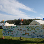 Youth art wall at HoustonFest 2014 - photo by Jordan Laney