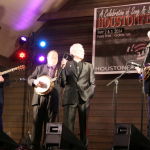 Ricky Skaggs with Ralph Stanley & the Clinch Mountain Boys at HoustonFest 2014 - photo by Jordan Laney