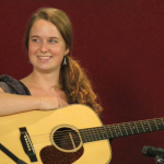 Courtney Hartman at the Bourgeois Flatpicking Jam at World of Bluegrass 2012 - photo by Woody Edwards