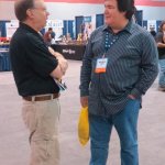 Terry Herd and Marty Raybon at World of Bluegrass 2012 - photo by Woody Edwards
