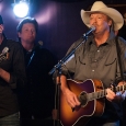 Adam Steffey, Ronnie Bowman and Alan Jackson at the Station Inn (8/27/13) - photo by Collin Peterson
