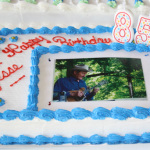 Birthday cake at the Jesse McReynolds roast for his 85th birthday (7/13/14) - photo by Passamano Brothers (passamanobros.com)