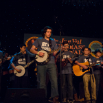 Kids Academy participants at the 2016 Joe Val Bluegrass Festival - photo © Tara Linhardt