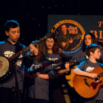 Kids Academy participants at the 2016 Joe Val Bluegrass Festival - photo © Tara Linhardt