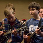 Kids Academy participants at the 2016 Joe Val Bluegrass Festival - photo © Tara Linhardt