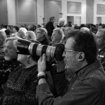 Shooting photos at the 2016 Joe Val Bluegrass Festival - photo © Tara Linhardt