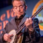 Mark Delaney with Danny Paisley at the 2015 Joe Val Bluegrass Festival - photo by David Hollender