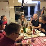 Dinner with Rosta Capek and Ivana Loukova in Prague