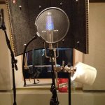 Vocal mic at Dark Shadow Recordings - with accessories