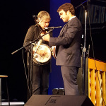 Béla Fleck and Noam Pikelny at the American Acoustic Music Festival in Washington, DC (June 25. 2016) - photo by Jen Hughes