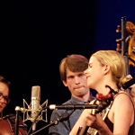 Sara Watkins, Paul Koweit, and Aoife O'Donovan at the American Acoustic Music Festival in Washington, DC (June 25. 2016) - photo by Jen Hughes