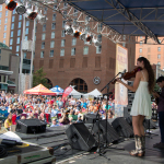 Kids on Bluegrass at Wide Open Bluegrass 2016 - photo © Tara Linhardt