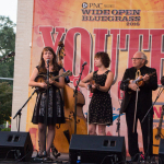 The Price Sisters perform during Wide Open Bluegrass 2016 - photo © Tara Linhardt