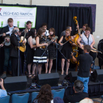 Bluegrass college students showcasing at Wide Open Bluegrass 2016 - photo © Tara Linhardt
