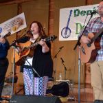 Tony & Heather Mabe at the 2015 Dailey & Vincent Land Fest - photo © Bill Warren