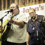 Fames King and Johnny Ridge at Lil John Bluegrass Festival - photo © 2012 by Laura Tate Photography