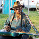 Chief Leon Locklear at Lil John Bluegrass Festival - photo © 2012 by Laura Tate Photography