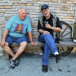 Don Dilling and Dudley Connell at Lil John Bluegrass Festival - photo © 2012 by Laura Tate Photography