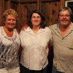 Sherry Boyd, natalie Maness and Buddy Michaels at Lil John Bluegrass Festival - photo © 2012 by Laura Tate Photography