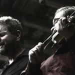 Don Rigsby and Michael Cleveland with Longview at Lil John Bluegrass Festival - photo © 2012 by Laura Tate Photography
