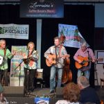 Eddy Raven with Lorraine Jordan & Carolina Road at Lorraine's Coffee House & Music during World of Bluegrass 2015 - photo © Bill Warren