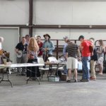 Contest registration at the 2014 Loudoun Bluegrass Festival - photo by Frank Baker