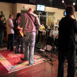 Lonesome River Band at Hope Cafe - photo by Laura Greene