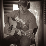 Kevin Richardson tracking at Rec Room Studio (March 2016) - photo by Dreama Stephenson
