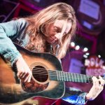 Emily Frantz with Mandolin Orange at the Folk Mission in Huntsville, AL (3/8/14) - photo © by Todd Powers Photography