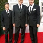 Mike Hartgrove, Sammy Shelor and Josh Trivett on the red carpet before the 43rd AFI Life Achievement award for Steve Martin (6/4/15)