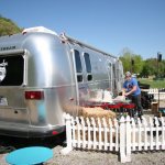 Fender's Airstream trailer at MerleFest 2013 - photo by Andy Garrigue