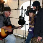 Jim Avett at the Fender booth at MerleFest 2013 - photo by Andy Garrigue