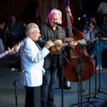Ralph Stanley and Ricky Skaggs at MerleFest 2014 - photo © Russell Carson Photography