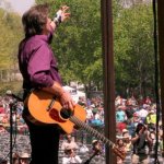 Chris Smither on the Cabin Stage at MerleFest 2013 - photo by Andy Garrigue