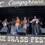 Emerging Artist mega-jam at the 2014 Milan Bluegrass Festival (8/16/14) - photo by Bill Warren