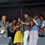 Emerging Artist mega-jam at the 2014 Milan Bluegrass Festival (8/16/14) - photo by Bill Warren