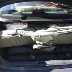 The trunk of the Nedski and Mojo "Tour Bus"