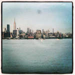 View of Manhattan from Weehawken, NJ where Mountain Heart performed