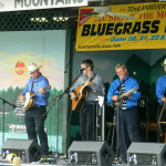 Larry Effaw & The Bluegrass Mountaineers at Music In The Mountains, June 2012 - photo by Valerie Gabehart