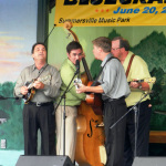The Larry Stephenson Band at Music In The Mountains, June 2012 - photo by Valerie Gabehart