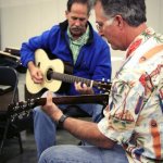 Wayne Taylor and a friend jamming at the South Carolina State Bluegrass Festival (11/23/12) - photo by Laura Tate Photography