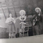 Jane, Connie, and Jim Claar performing in 1941