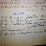 Gibson shipping records for July 10, 1941