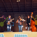 Trinity River Band on Friday at Newell Lodge Bluegrass Festival - photo © 2014 by Bill Warren