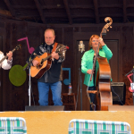 Fontanna Sunset on Friday at Newell Lodge Bluegrass Festival - photo © 2014 by Bill Warren