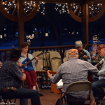 Jamming at the Newell Lodge Bluegrass Festival - photo © 2014 by Bill Warren