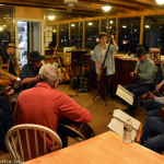 Jamming at the Newell Lodge Bluegrass Festival - photo © 2014 by Bill Warren